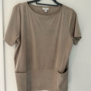 Loft Women's Tan Top